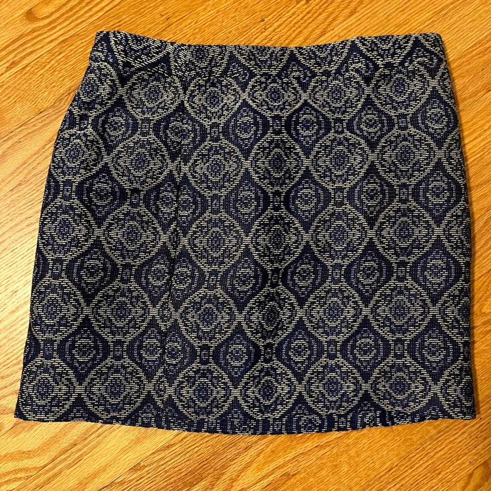 J. Crew Gray Silver Mini Pencil Skirt
